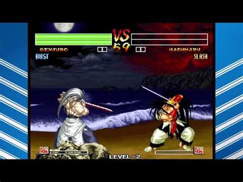 Love Of The Fight Moves Samurai Shodown Iv Genjuro Bust Youtube