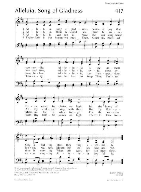 Lutheran Service Book Alleluia Song Of Gladness Hymnary Org