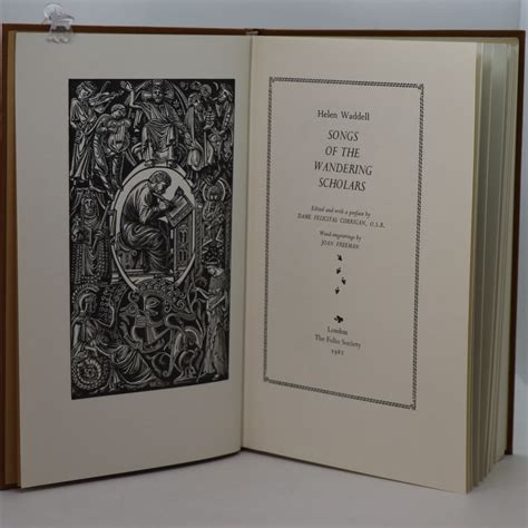 Songs of the Wandering Scholars. - Frost Books and Artifacts Limited