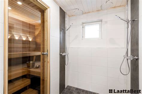 Kylpyhuone Sauna Sek Pukuhuoneremontti Laattabest