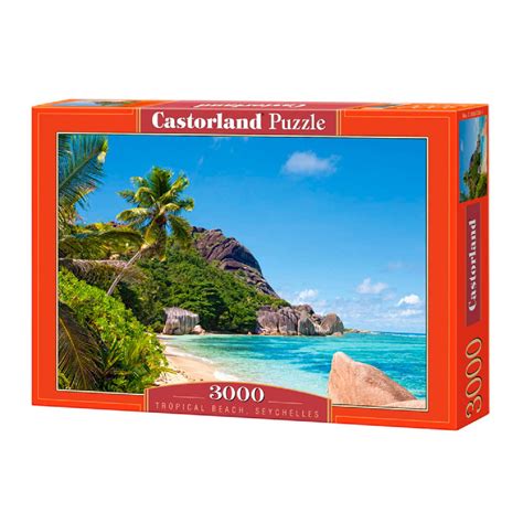 Puzzle CASTORLAND Puzzle de 3000 piezas Playa Tropìcal Seychelles