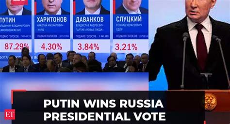 Putin Won The Russian Elections With 87 Of The Vote The Economic