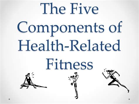 Ppt The Five Components Of Health Related Fitness Powerpoint Presentation Id 3046229