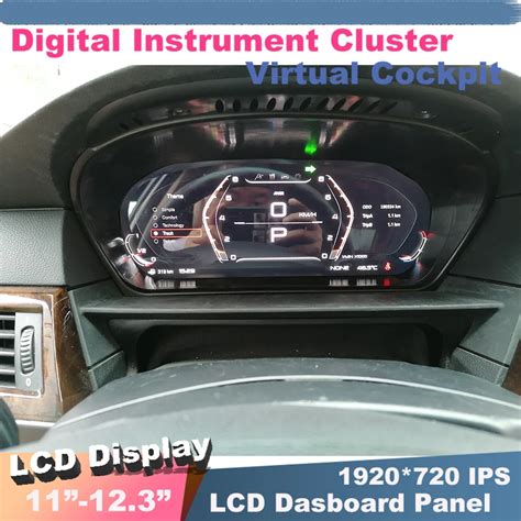 12 3 Inch Digital LCD Instrument Cluster Virtual Cockpit For BMW E60