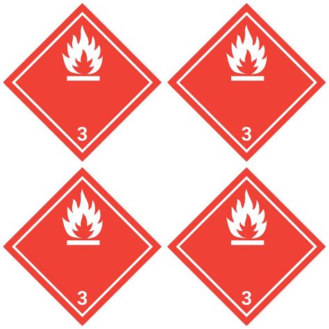 Laminierte Aufkleber X Mm St Ck Gefahrzettel