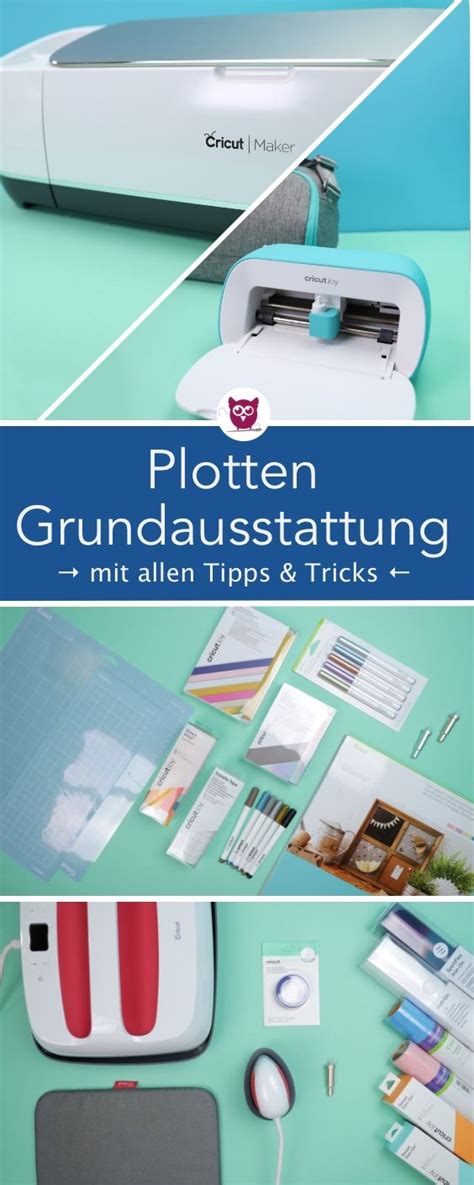 Grundausstattung Plotten Plotten Mini Plotter Cricut Ideen