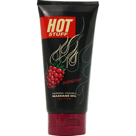 Hot Stuff Warming Kissable Massage Oil Fl Oz Ml Raspberry Dearlady Us