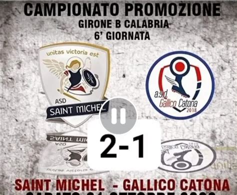 Battuta Darresto Contro Il Saint Michel A S D Gallico Catona F C