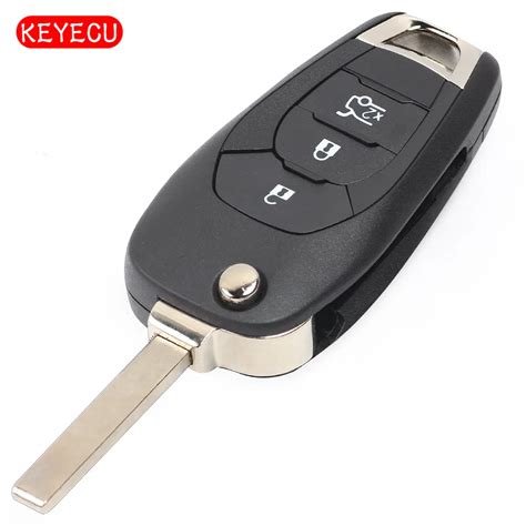 Keyecu Flip Replacement Remote Key Fob 3 Button 315MHz PCF7941 Chip For