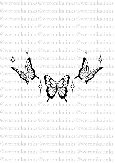 Butterflies Tramp Stamp Tattoo Kss