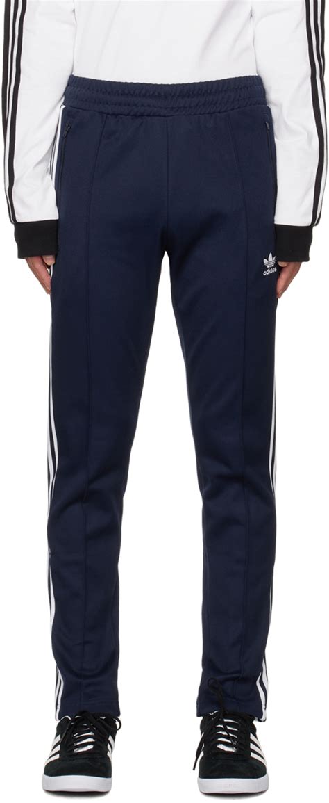 Adidas Originals Navy Adicolor Classics Beckenbauer Track Pants Ssense Canada