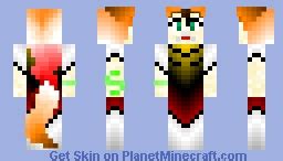 Fox Girl Minecraft Skin