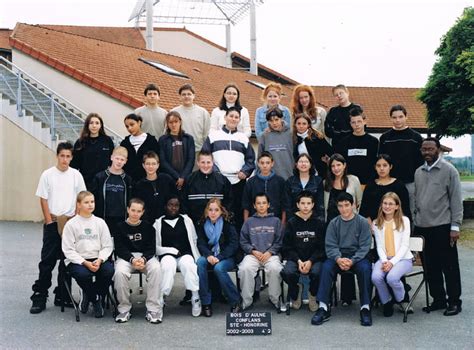 Photo De Classe E De Coll Ge Du Bois D Aulne Copains D Avant