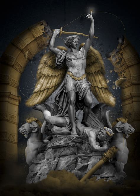 Archange saint Michel - Arthorais Creation