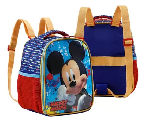 Lonchera escolar con forma de Mickey Mouse bolsa térmica para niños de