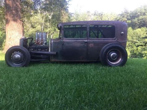 1931 FORD MODEL A TUDOR SEDAN HOT ROD RAT ROD CHOPPED RATROD 1930 DEUCE FAST C10 For Sale