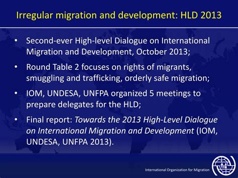 Ppt Data On Irregular Migration Human Smuggling And Development