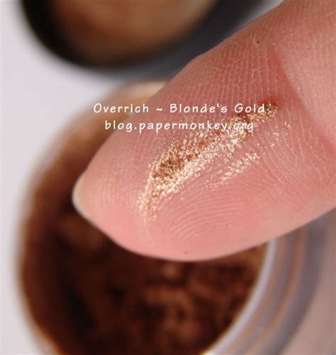 Mac Cosmetics Pigment Blonde S Gold Reviews Makeupalley