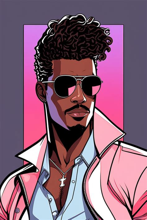 Black Gay Shirtless Hunk Full Body Vector By Brent Perkins Playground