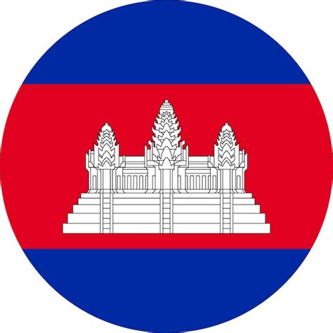 Premium Vector | The national flag of the world cambodia