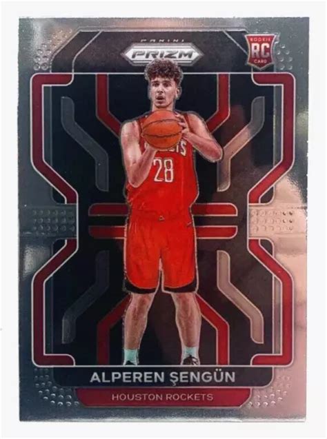 2021 22 PANINI PRIZM Alperen Sengun RC 318 Recrue Houston Rockets EUR