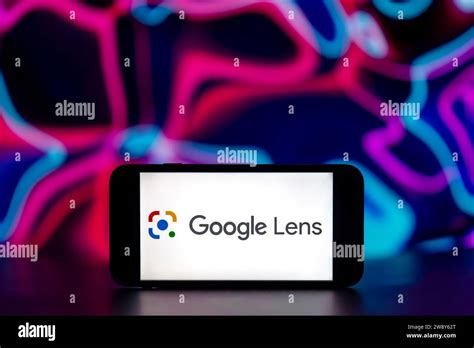 photo illustration  google lens logo   displayed