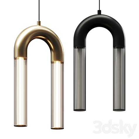 Aromas Del Campo Iman Linear Pendant Lamp Pendant Light D Model