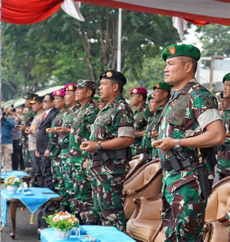 Pangdam Iv Diponegoro Hadiri Pelepasan Satgas Yonif 407 Padma Kusuma