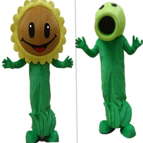 Plants Vs Zombies Sunflower Mascot Costume Zombies Cartoon Costume ...