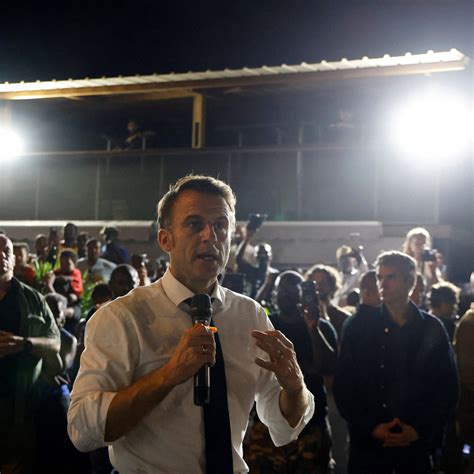 VidÉo Emmanuel Macron à Mayotte Si Ce Nétait Pas La France Vous