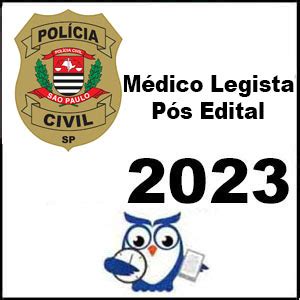 Rateio PC SP 2023 Médico Legista de Polícia Civil Pacote Pós Edital