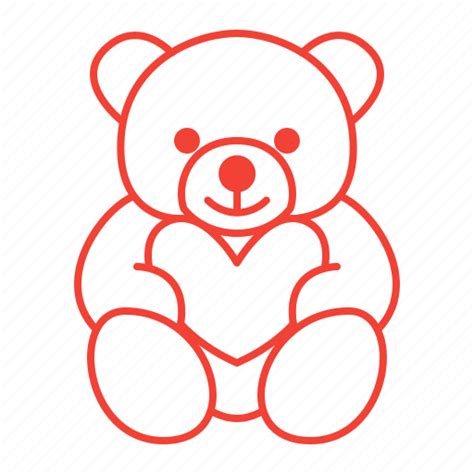 Teddy Bear Heart Svg