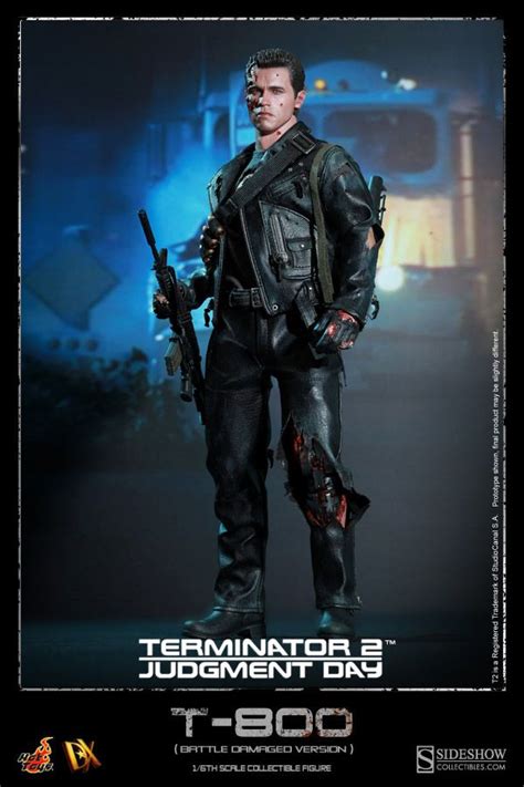 Hot Toys Dx13 Terminator 2 Judgment Day 1 6th Scale T 800 Battle Damaged Version