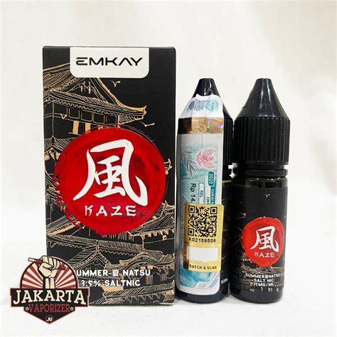 Jual Salt Kaze Summer Natsu Saltnic Ml Mg By Emkay Shopee Indonesia