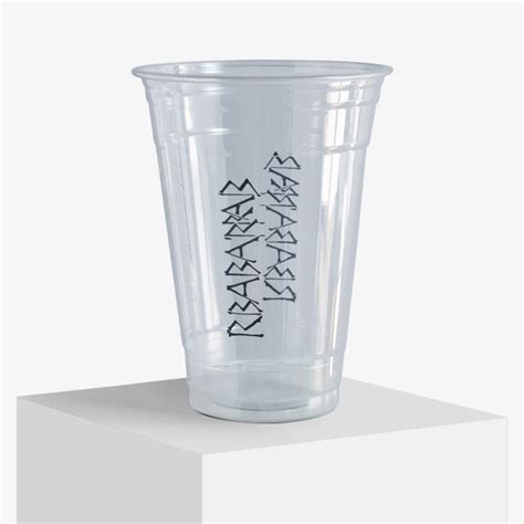 Plastic cups with logo made easy from just 1.000 pcs.