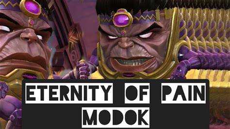 MCOC Eternity Of Pain MODOK Vs Hit Monkey Mcoc Eop Week1 YouTube