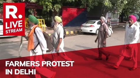 Delhi News LIVE Farmers To Stage Protest Security Increased At