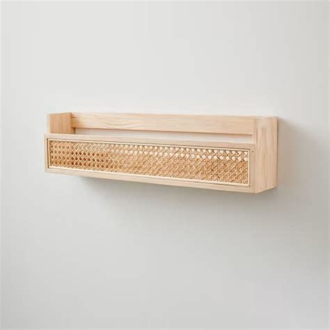 Anko Rattan Wall Shelf HMR Shop N Bid