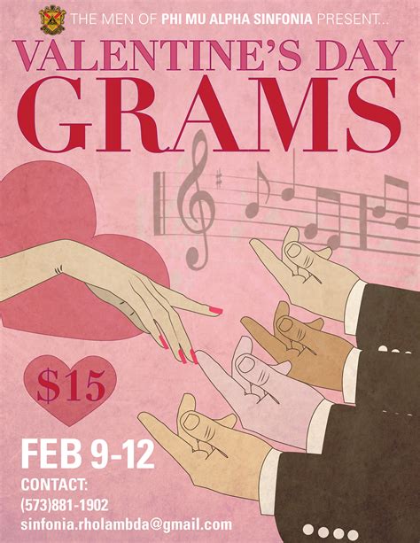 Valentines Day Singing Gram Flyer On Behance