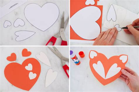 Heart Animal Crafts (Free Templates) - The Best Ideas for Kids