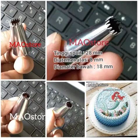 Jual Maostore Spuit Wilton Spuit Open Star French Tips Spuit