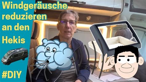 Windgeräusche reduzieren im Wohnmobil nie mehr Pfeifen am Dachfenster