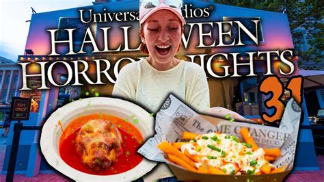 Halloween Horror Nights Food Preview Hhn Food Review Youtube