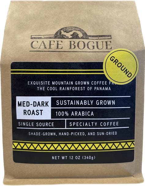 Amazon.com : Cafe Bogue - Medium Dark Roast Ground Specialty Coffee