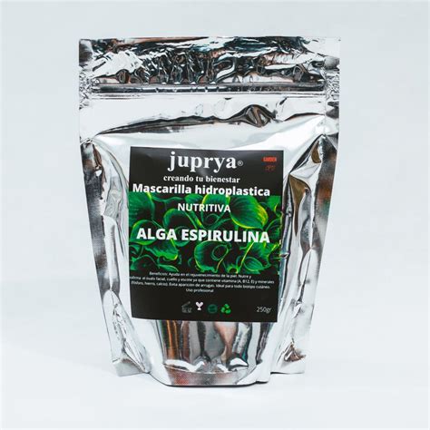 Mascarilla Hidroplastica Nutritiva Alga Espirulina Juprya