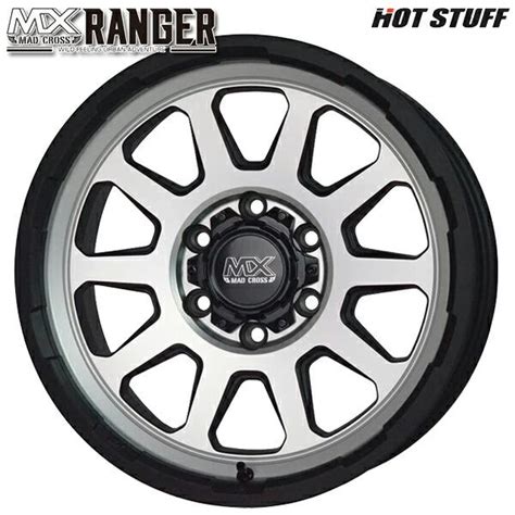 HOT STUFF ホットスタッフ マッドクロス レンジャー 18インチ 8 0J 6H139 7 20 マットシルバー アルミホイール単品 1本 4本以上送料無料 エムオートギャラリー