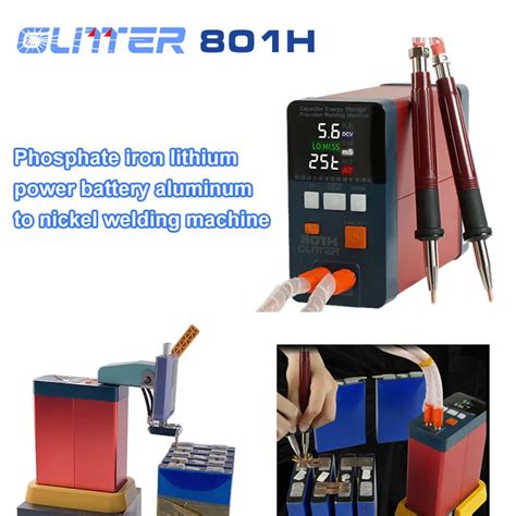 GLITTER 801H High Power Pulse Welding Machine Power Battery Aluminum To