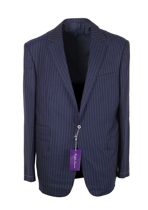 Ralph Lauren Purple Label Blue Suit Size 54 / 44 U.S. In Wool | Costume ...