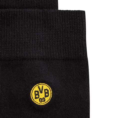 Borussia Dortmund Business Socken 2er Set Schwarz Grau BVB 09