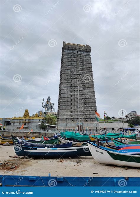 Murudeshwar Temple Karnataka Lord Shiva Editorial Stock Image - Image ...